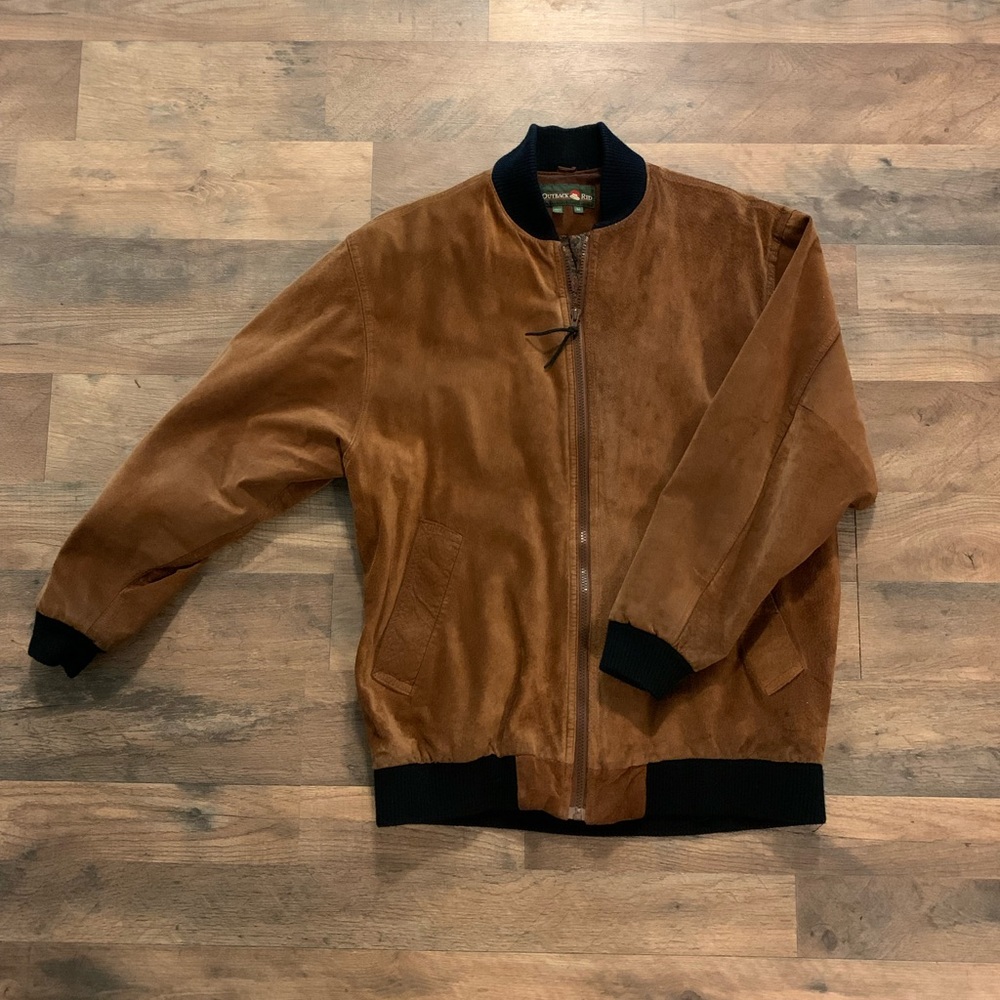 Suede bomber